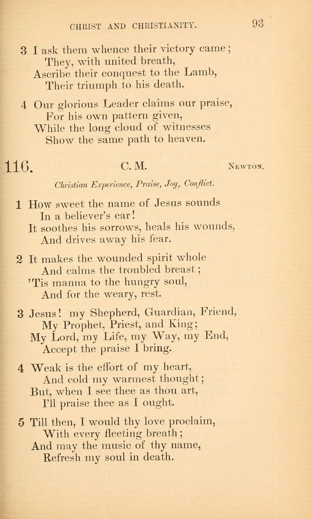 Hymns for the Christian Church, for the Use of the First Church of Christ in Boston page 118