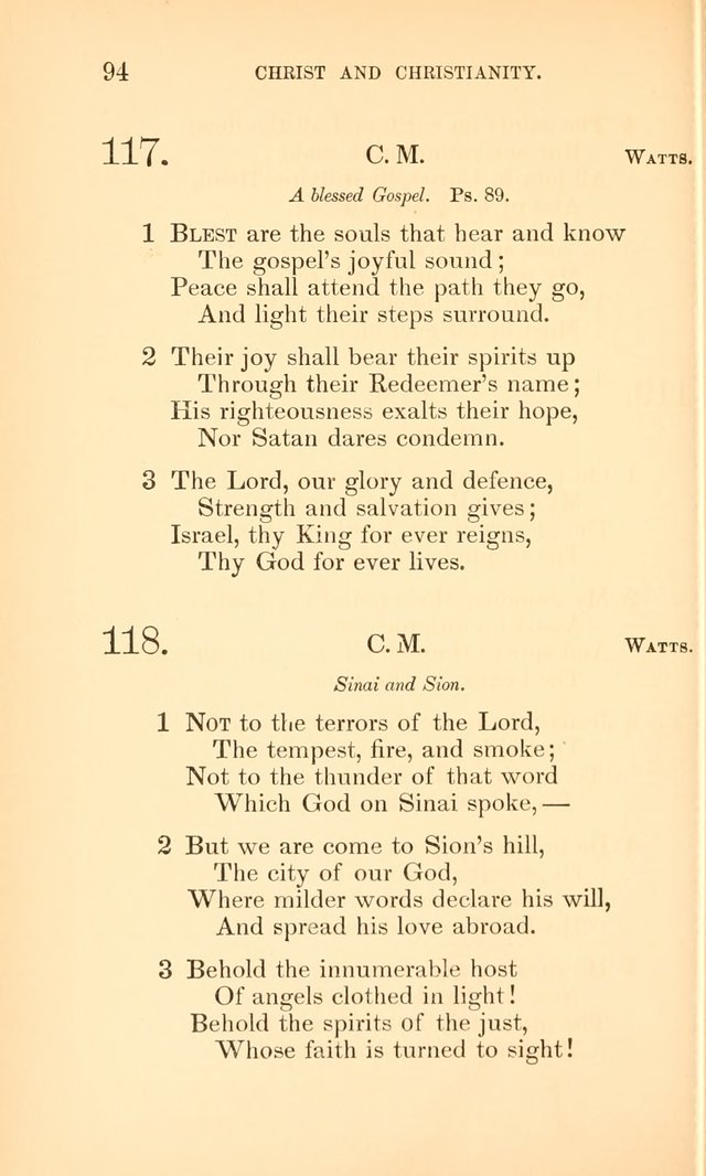 Hymns for the Christian Church, for the Use of the First Church of Christ in Boston page 119