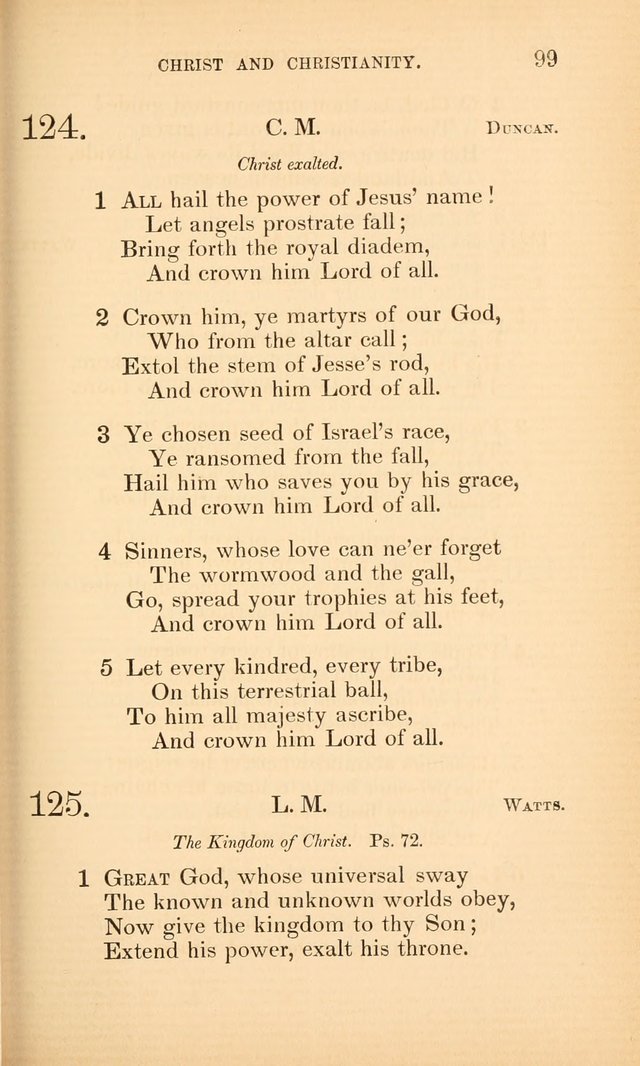 Hymns for the Christian Church, for the Use of the First Church of Christ in Boston page 124