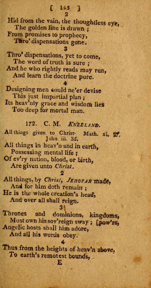 Hymns: composed by different authors, by order of the General Convention of Universalists of the New-England States and Others. Adapted to public and private devotion page 145