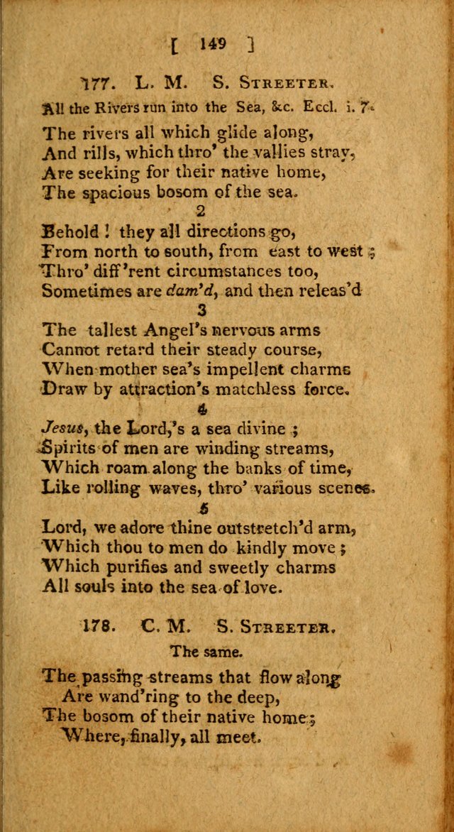 Hymns: composed by different authors, by order of the General Convention of Universalists of the New-England States and Others. Adapted to public and private devotion page 149