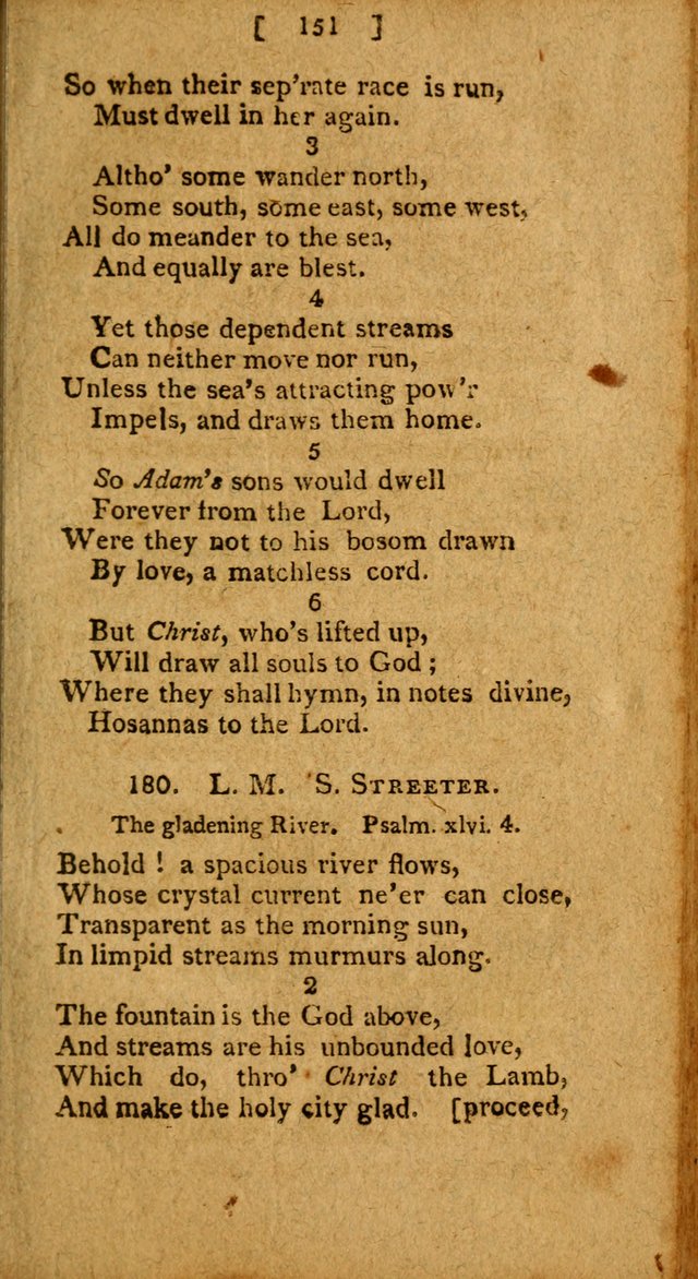 Hymns: composed by different authors, by order of the General Convention of Universalists of the New-England States and Others. Adapted to public and private devotion page 151
