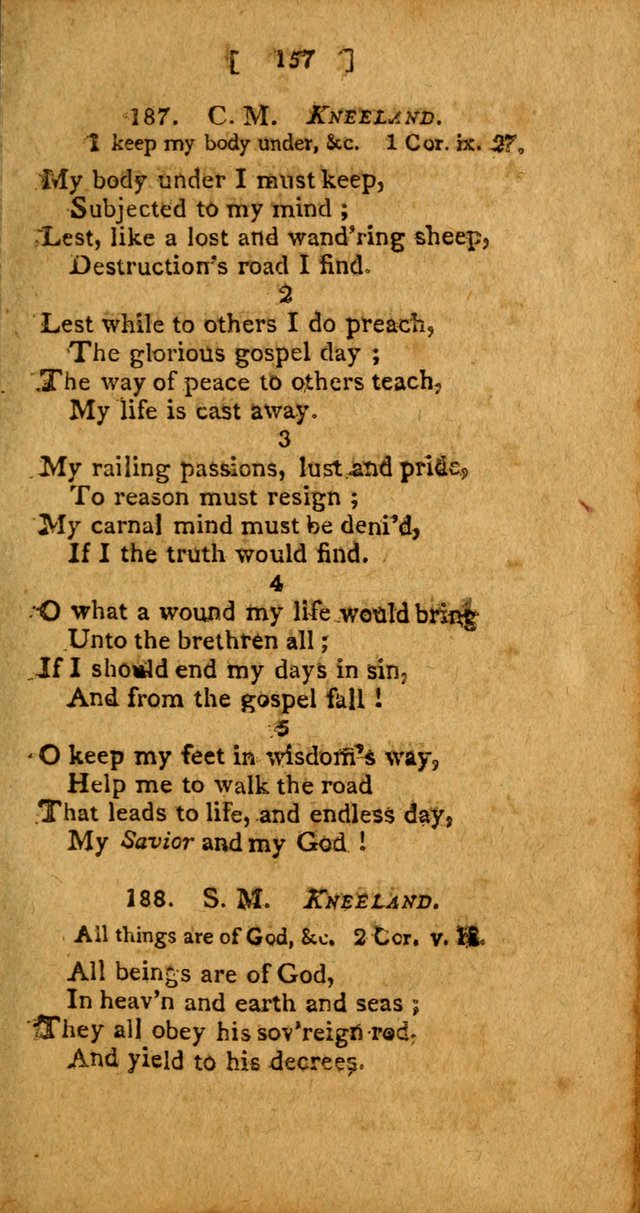 Hymns: composed by different authors, by order of the General Convention of Universalists of the New-England States and Others. Adapted to public and private devotion page 157