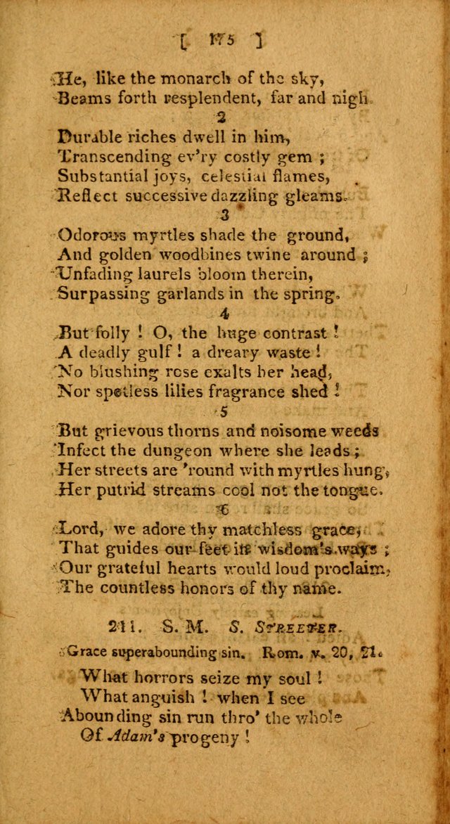 Hymns: composed by different authors, by order of the General Convention of Universalists of the New-England States and Others. Adapted to public and private devotion page 175