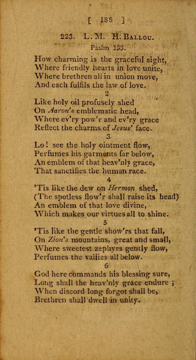 Hymns: composed by different authors, by order of the General Convention of Universalists of the New-England States and Others. Adapted to public and private devotion page 186