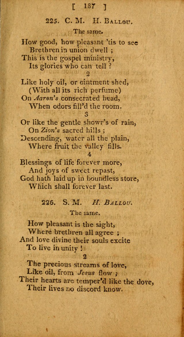 Hymns: composed by different authors, by order of the General Convention of Universalists of the New-England States and Others. Adapted to public and private devotion page 187
