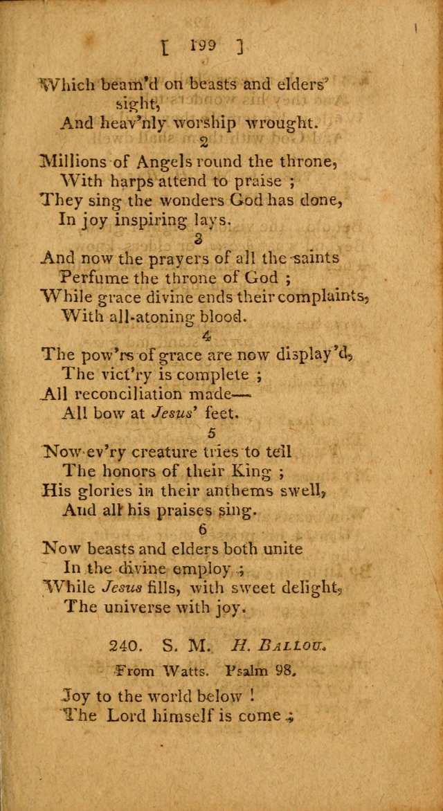 Hymns: composed by different authors, by order of the General Convention of Universalists of the New-England States and Others. Adapted to public and private devotion page 199