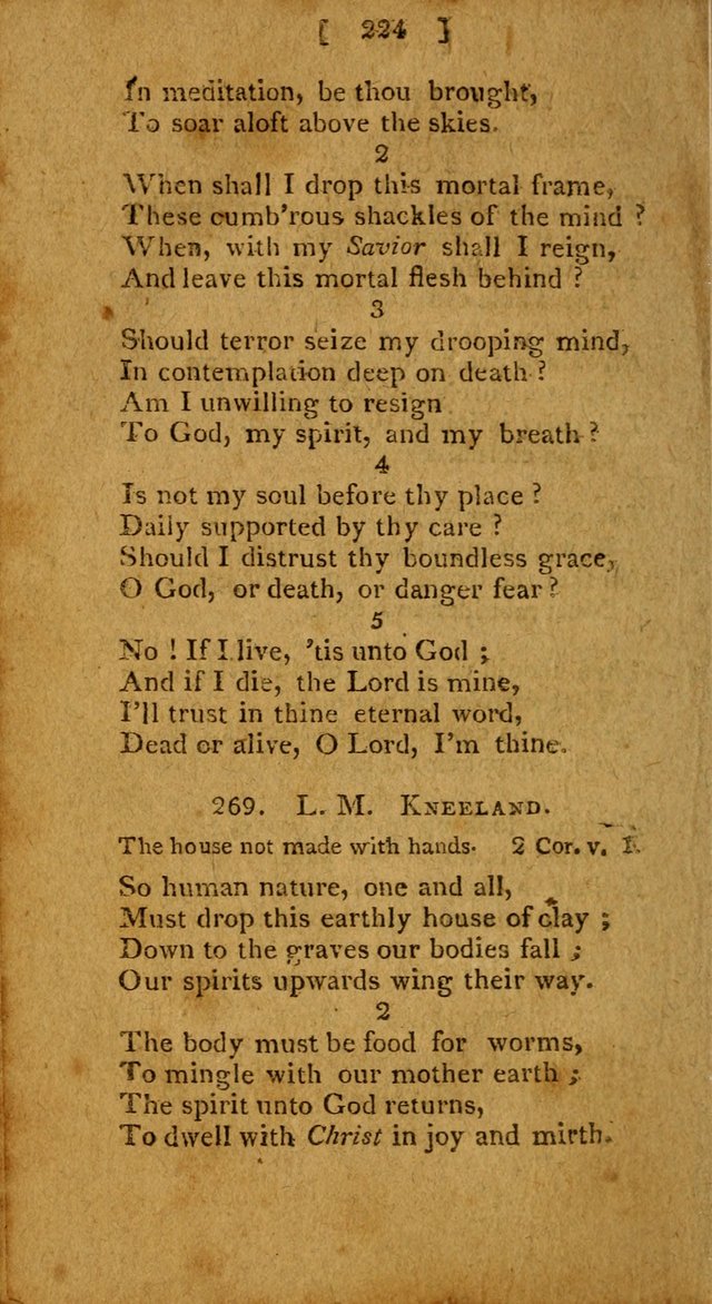 Hymns: composed by different authors, by order of the General Convention of Universalists of the New-England States and Others. Adapted to public and private devotion page 224