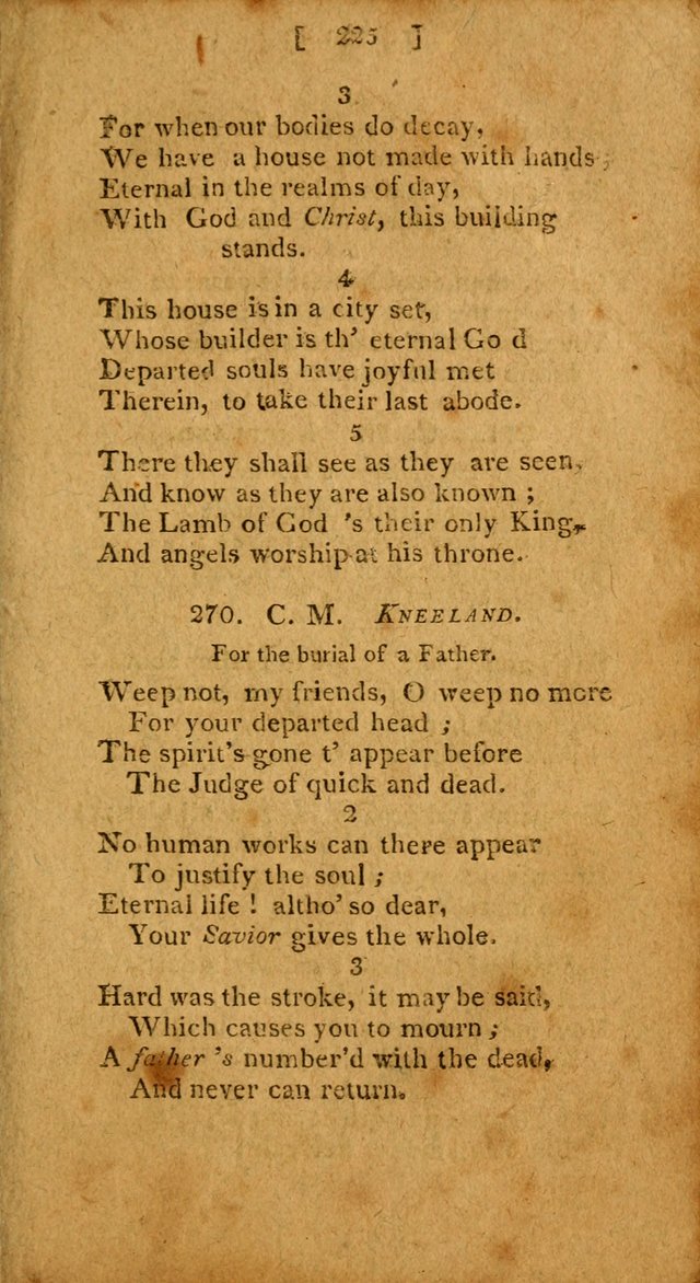 Hymns: composed by different authors, by order of the General Convention of Universalists of the New-England States and Others. Adapted to public and private devotion page 225