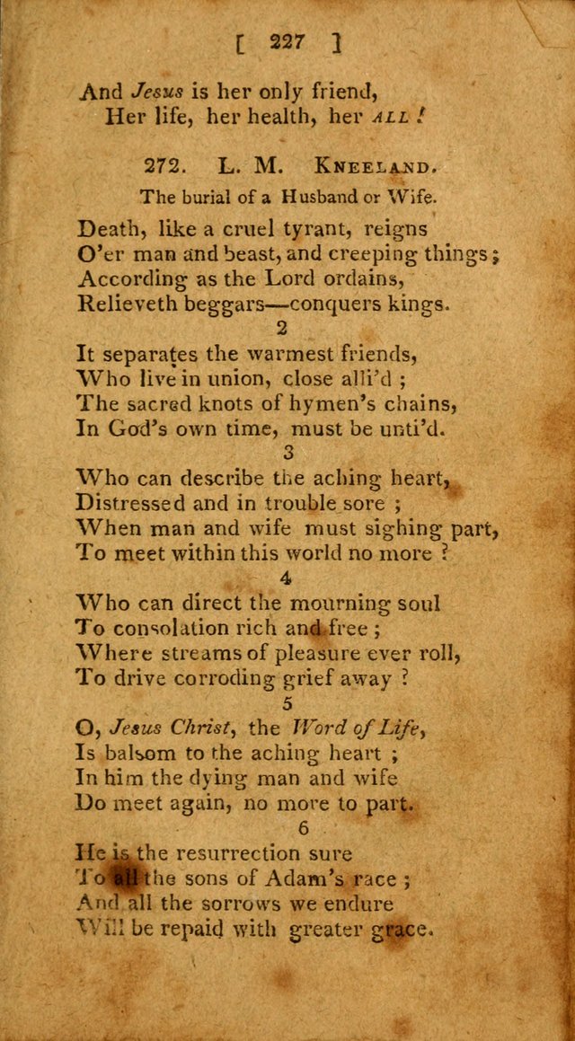 Hymns: composed by different authors, by order of the General Convention of Universalists of the New-England States and Others. Adapted to public and private devotion page 227