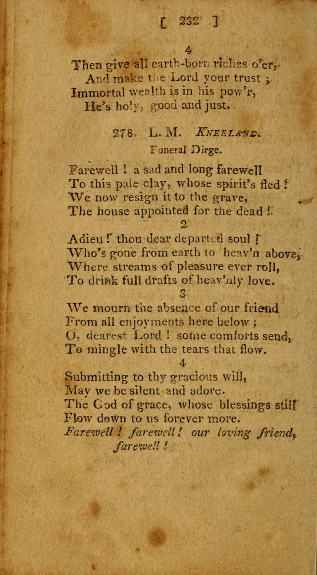 Hymns: composed by different authors, by order of the General Convention of Universalists of the New-England States and Others. Adapted to public and private devotion page 232