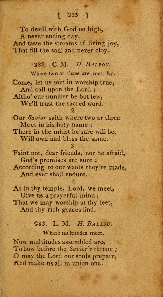 Hymns: composed by different authors, by order of the General Convention of Universalists of the New-England States and Others. Adapted to public and private devotion page 235