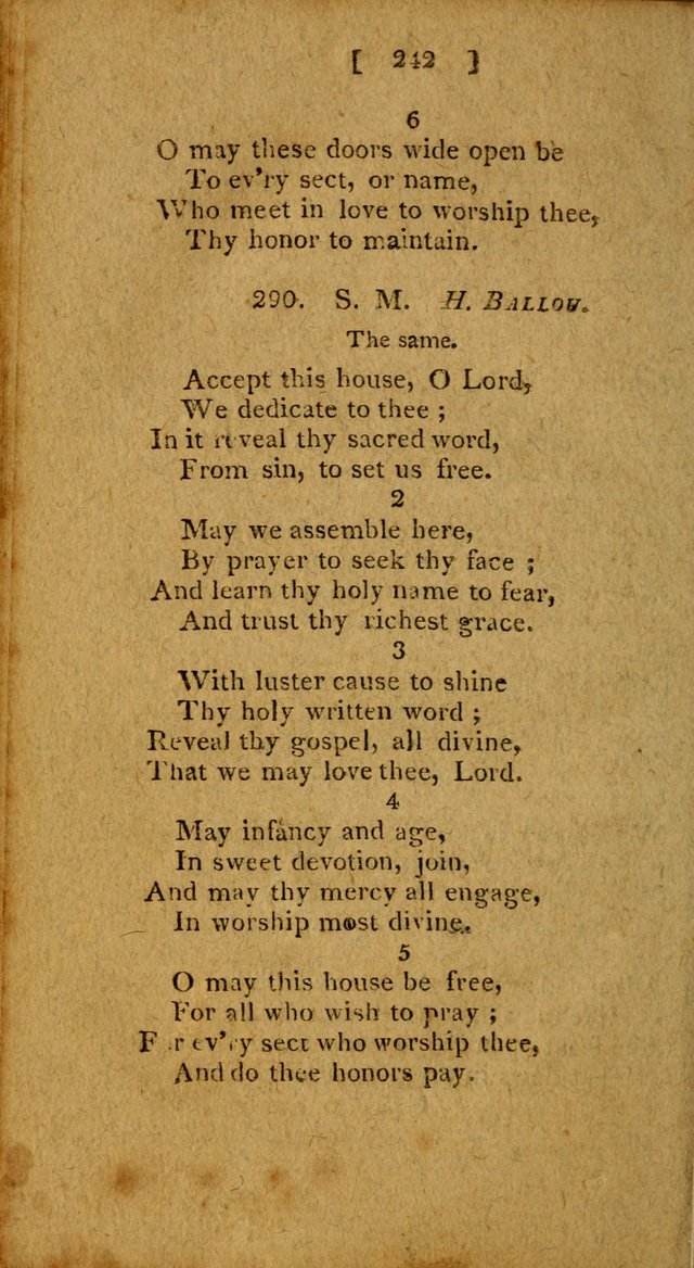 Hymns: composed by different authors, by order of the General Convention of Universalists of the New-England States and Others. Adapted to public and private devotion page 242