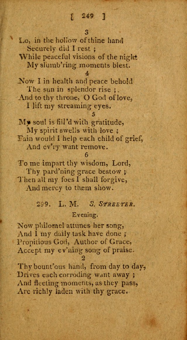 Hymns: composed by different authors, by order of the General Convention of Universalists of the New-England States and Others. Adapted to public and private devotion page 249