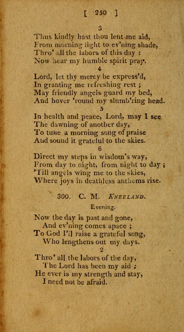 Hymns: composed by different authors, by order of the General Convention of Universalists of the New-England States and Others. Adapted to public and private devotion page 250