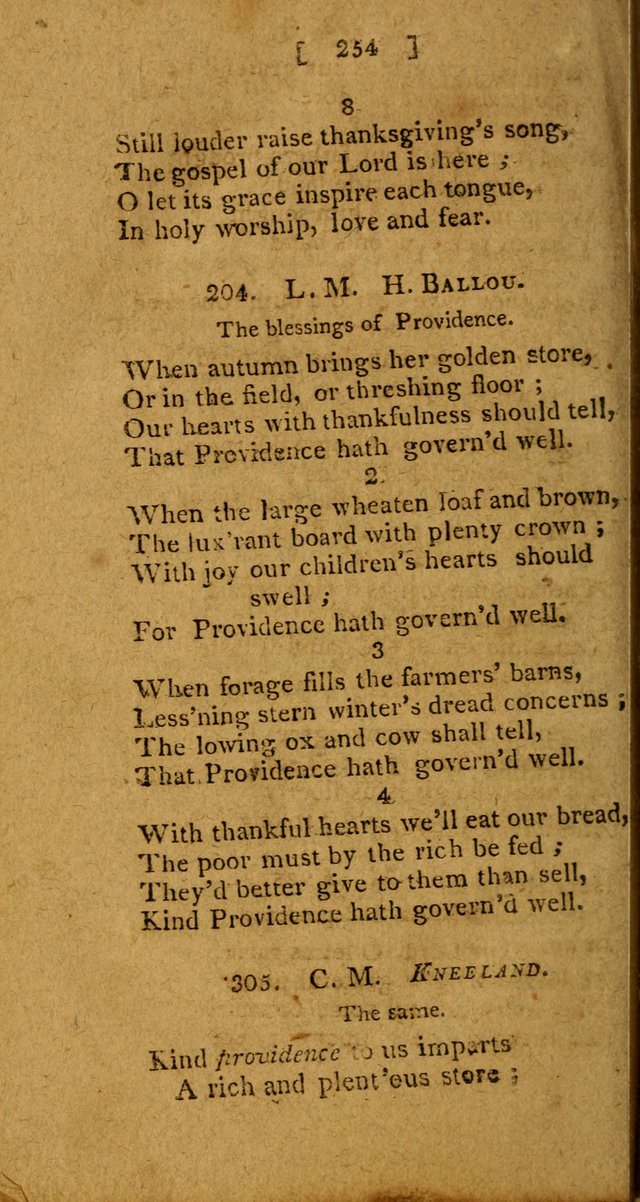 Hymns: composed by different authors, by order of the General Convention of Universalists of the New-England States and Others. Adapted to public and private devotion page 254