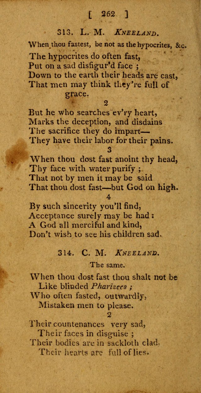 Hymns: composed by different authors, by order of the General Convention of Universalists of the New-England States and Others. Adapted to public and private devotion page 262