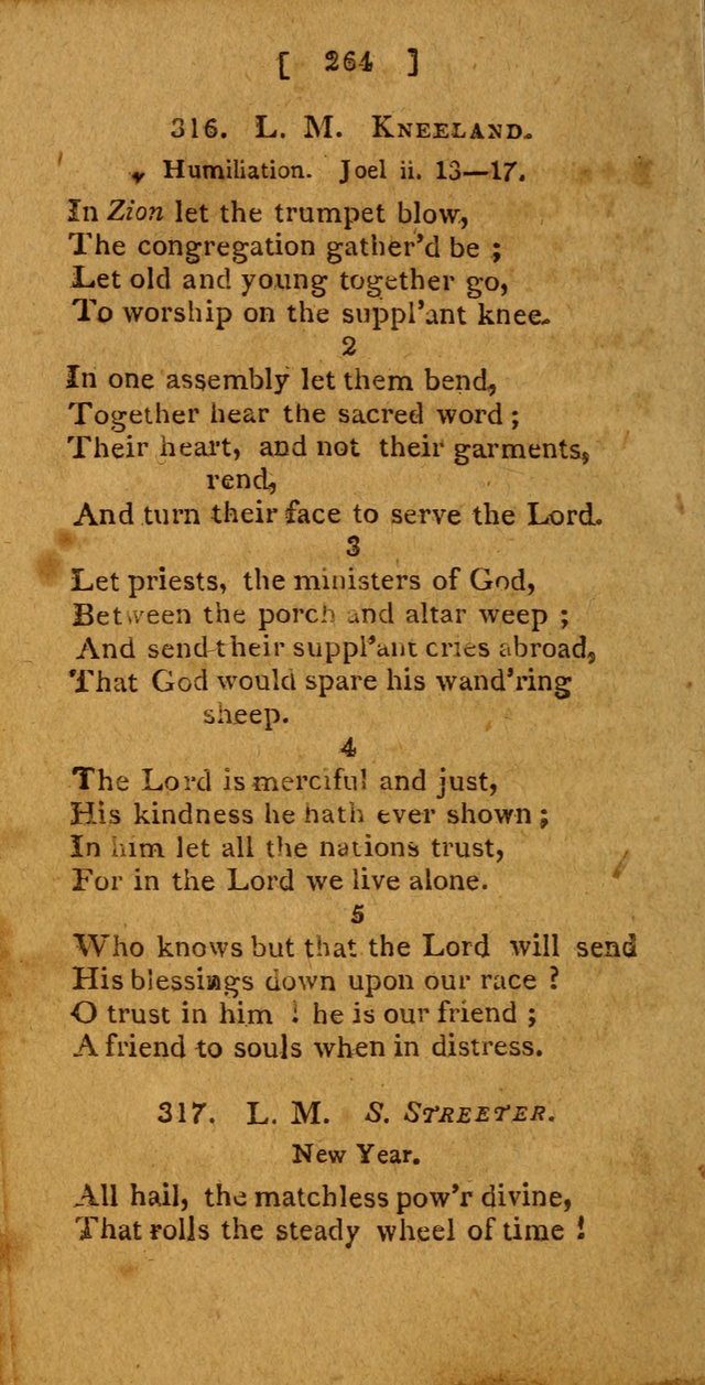 Hymns: composed by different authors, by order of the General Convention of Universalists of the New-England States and Others. Adapted to public and private devotion page 264