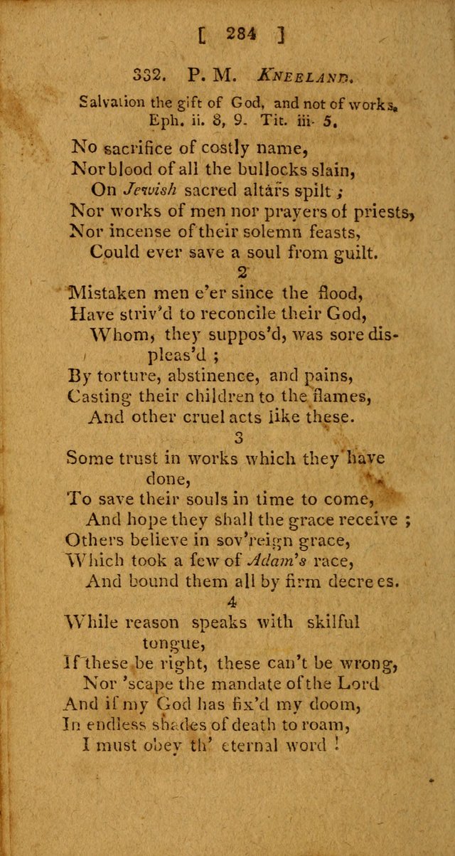 Hymns: composed by different authors, by order of the General Convention of Universalists of the New-England States and Others. Adapted to public and private devotion page 284