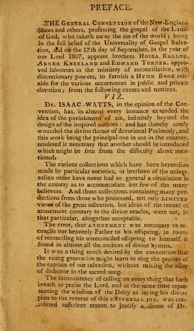 Hymns: composed by different authors, by order of the General Convention of Universalists of the New-England States and Others. Adapted to public and private devotion page 3