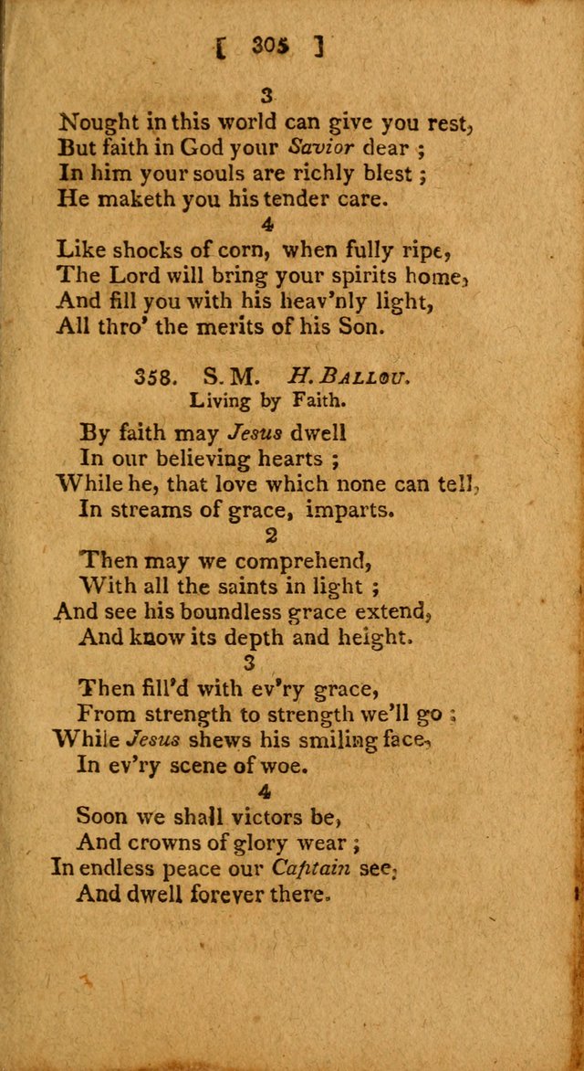 Hymns: composed by different authors, by order of the General Convention of Universalists of the New-England States and Others. Adapted to public and private devotion page 305