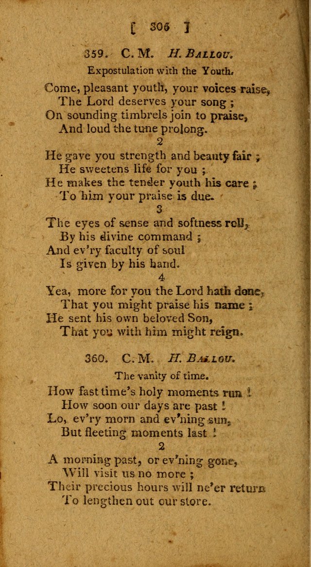 Hymns: composed by different authors, by order of the General Convention of Universalists of the New-England States and Others. Adapted to public and private devotion page 306