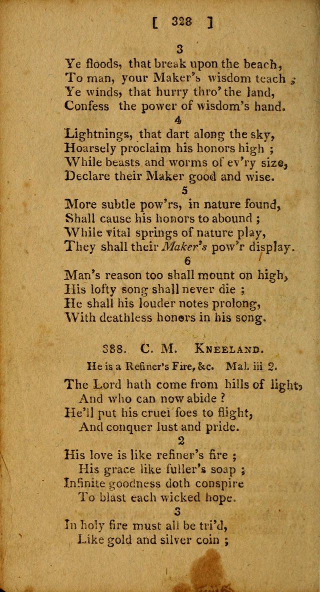 Hymns: composed by different authors, by order of the General Convention of Universalists of the New-England States and Others. Adapted to public and private devotion page 328