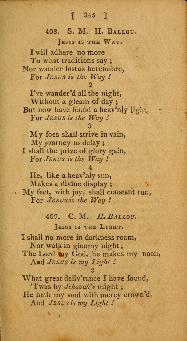 Hymns: composed by different authors, by order of the General Convention of Universalists of the New-England States and Others. Adapted to public and private devotion page 345