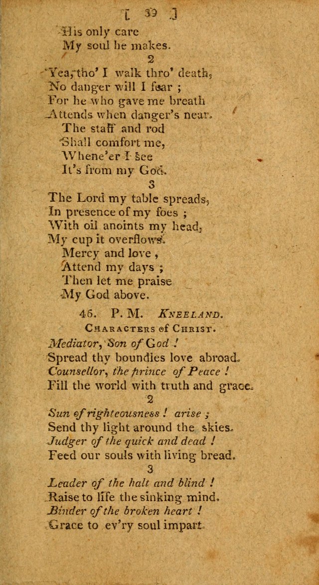 Hymns: composed by different authors, by order of the General Convention of Universalists of the New-England States and Others. Adapted to public and private devotion page 39