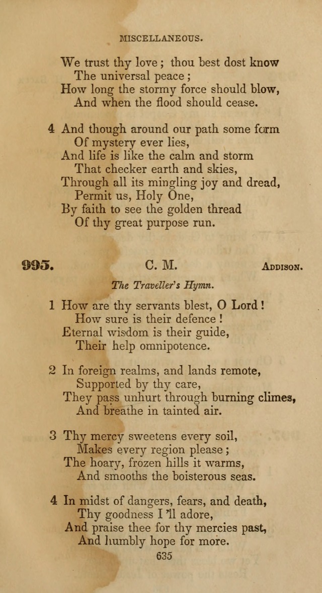 Hymns for Christian Devotion: especially adapted to the Universalist denomination page 625