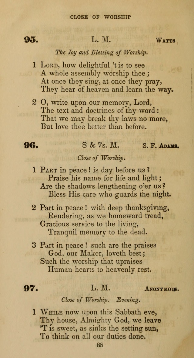 Hymns for Christian Devotion: especially adapted to the Universalist denomination page 78