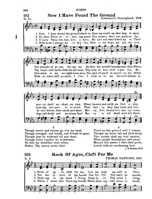 Hymnal for Church and Home page 205