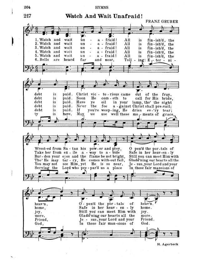 Hymnal for Church and Home page 225