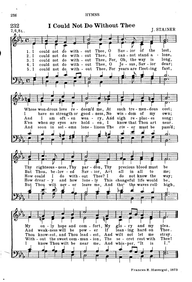Hymnal for Church and Home page 237
