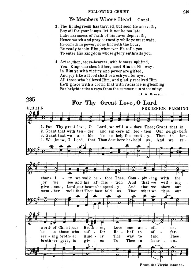 Hymnal for Church and Home page 240