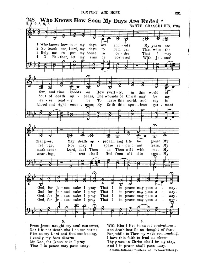 Hymnal for Church and Home page 252