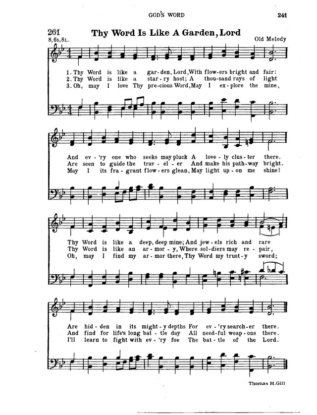 Hymnal for Church and Home page 262
