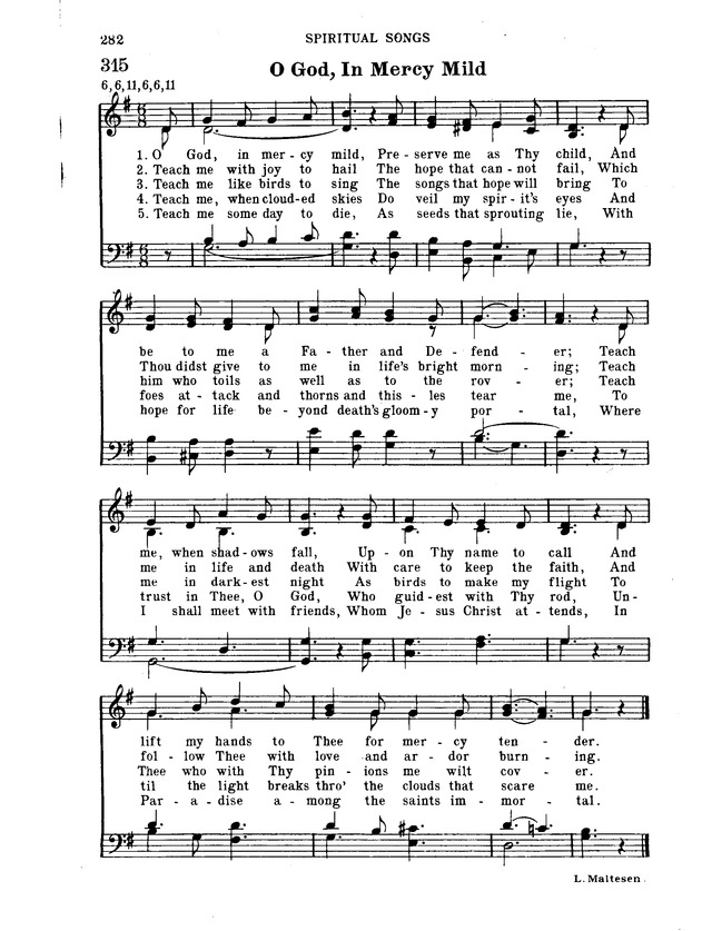 Hymnal for Church and Home page 303