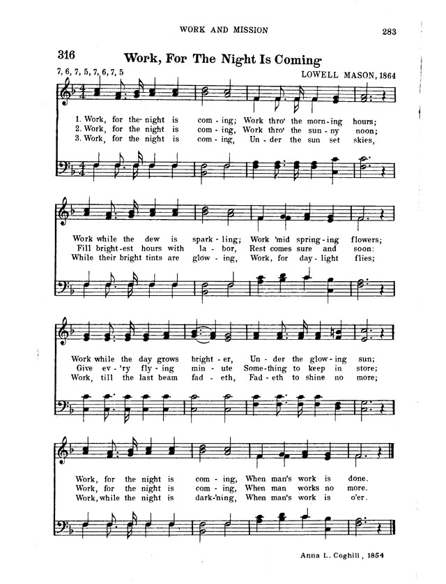 Hymnal for Church and Home page 304