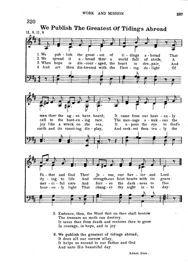 Hymnal for Church and Home page 308
