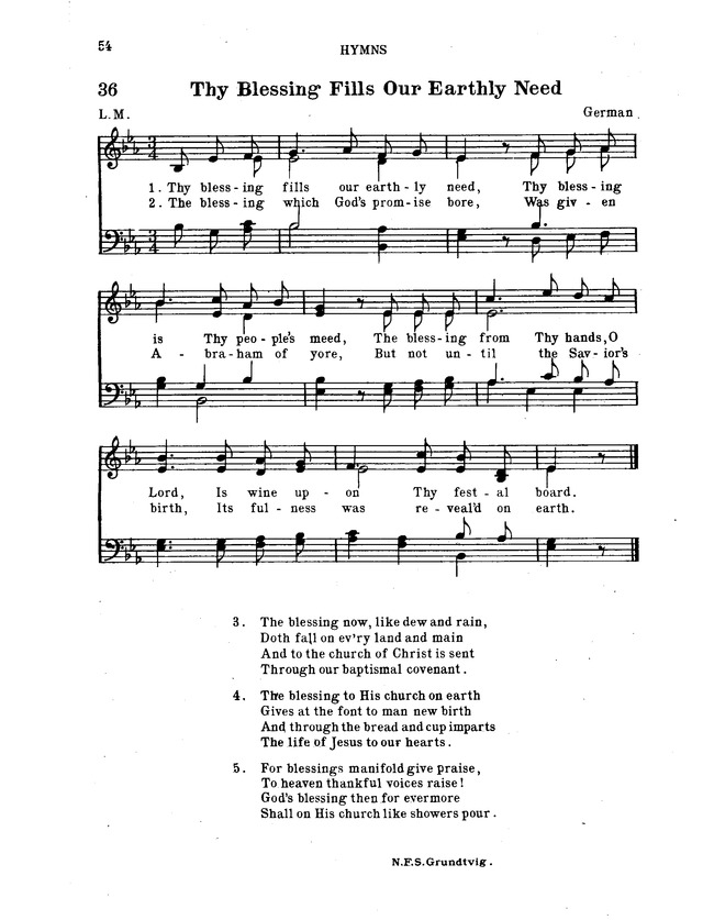 Hymnal for Church and Home page 75