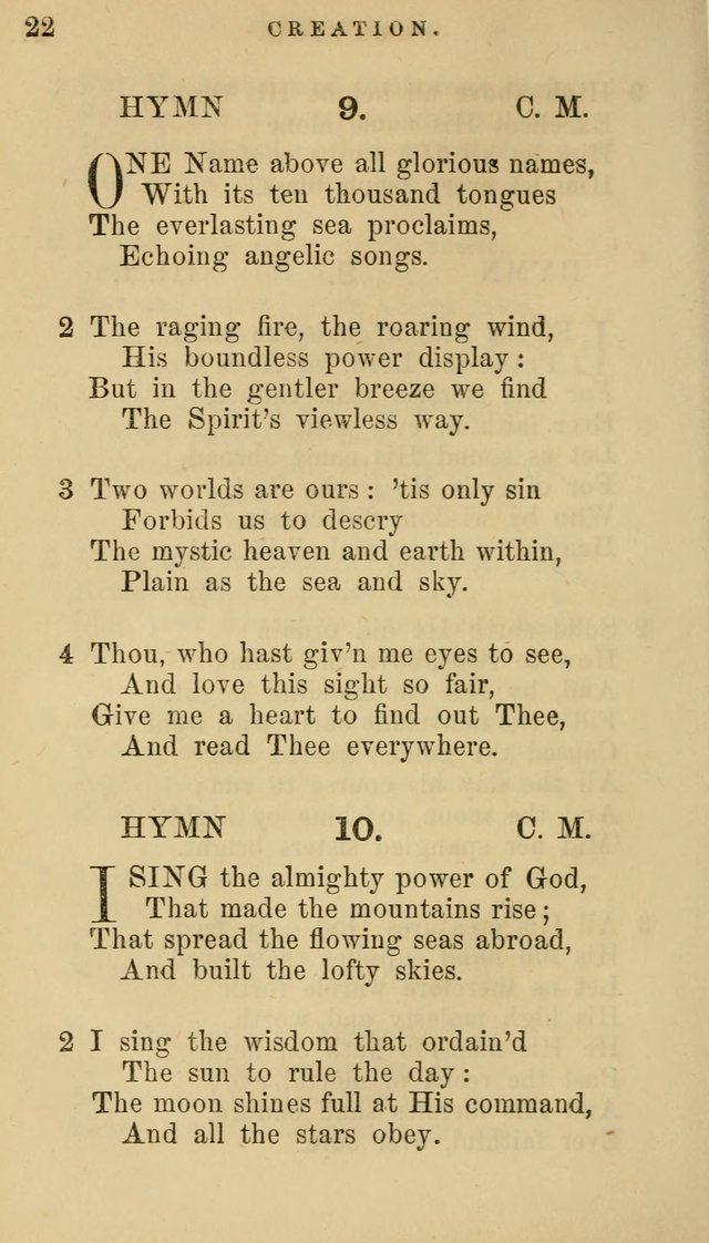 Hymns for Church and Home page 22