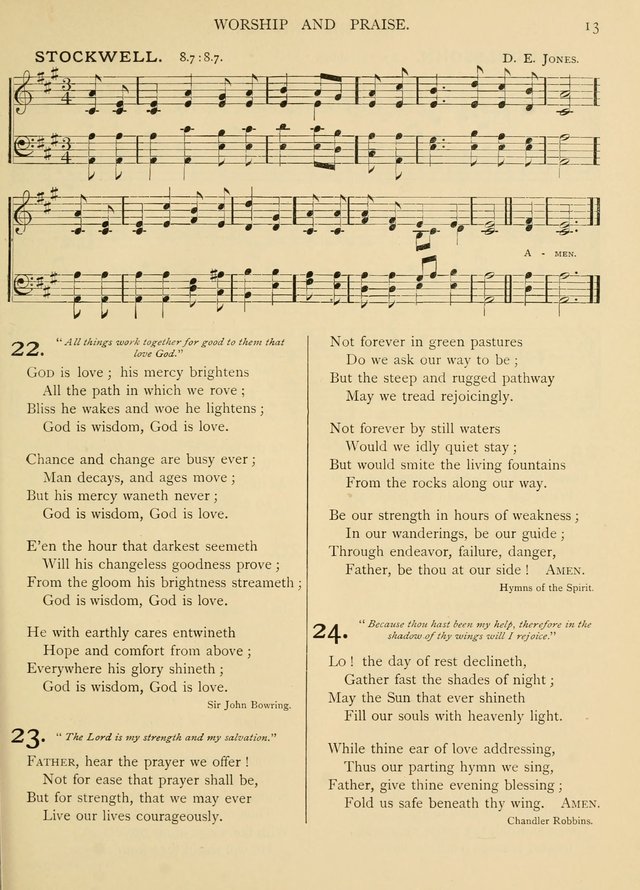 Hymns for church and home: with tunes. page 28