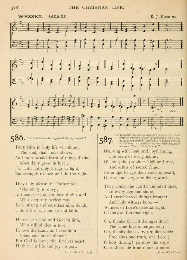 Hymns for church and home: with tunes. page 335