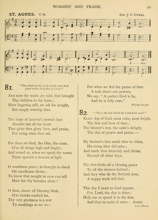 Hymns for church and home: with tunes. page 56