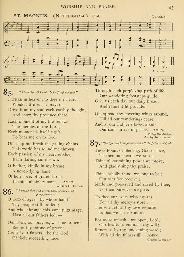 Hymns for church and home: with tunes. page 58