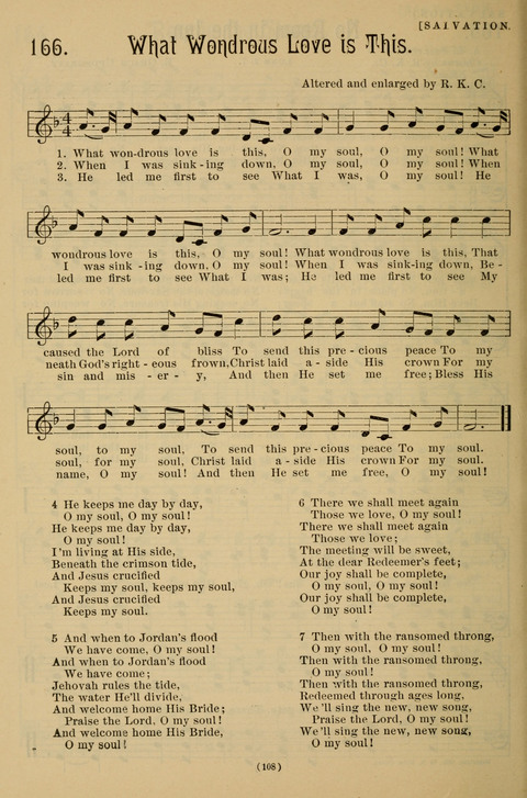 Hymns of the Christian Life: for the sanctuary, Sunday schools, prayer meetings, mission work and revival services page 108