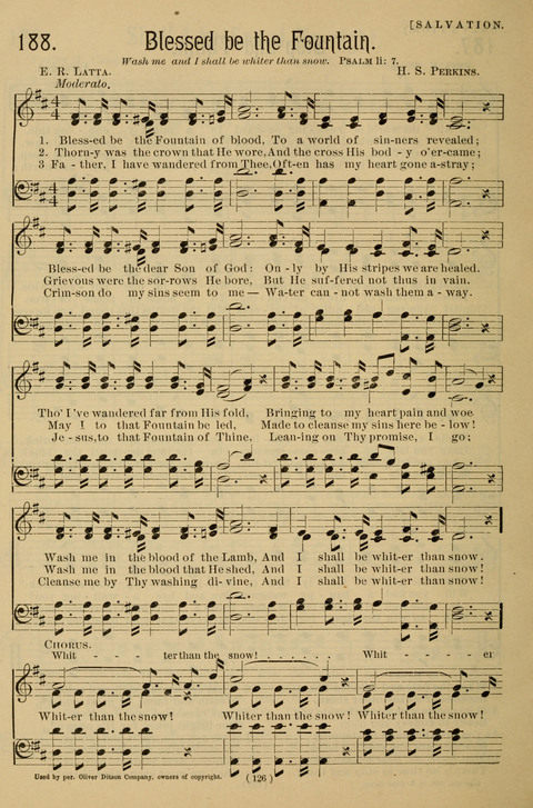 Hymns of the Christian Life: for the sanctuary, Sunday schools, prayer meetings, mission work and revival services page 126