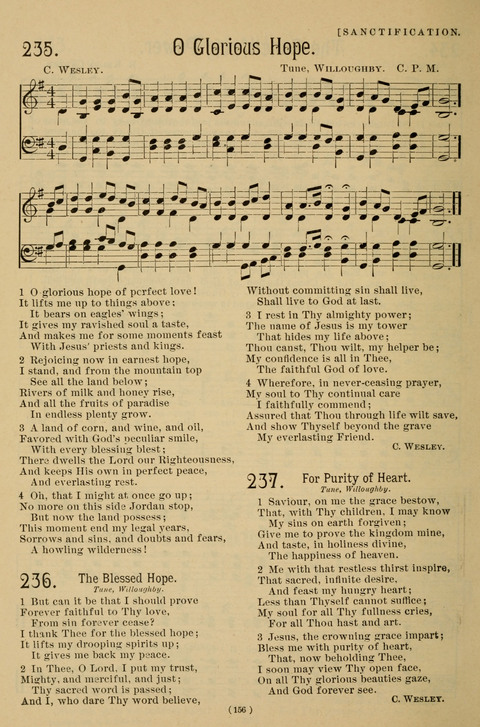 Hymns of the Christian Life: for the sanctuary, Sunday schools, prayer meetings, mission work and revival services page 156