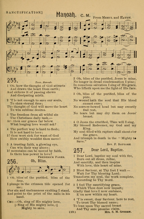 Hymns of the Christian Life: for the sanctuary, Sunday schools, prayer meetings, mission work and revival services page 171